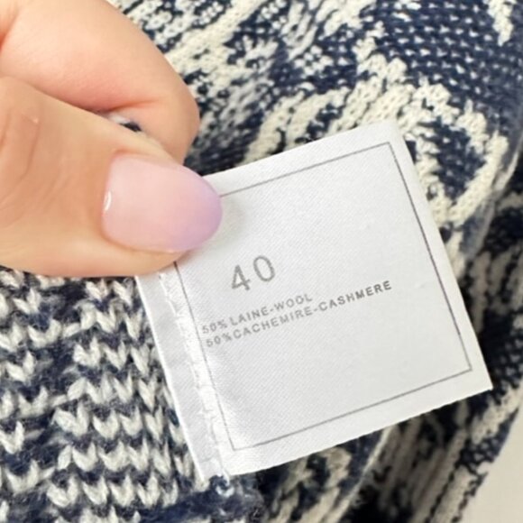 Authentic Chanel knit sweater art deco style - Picture 6 of 7